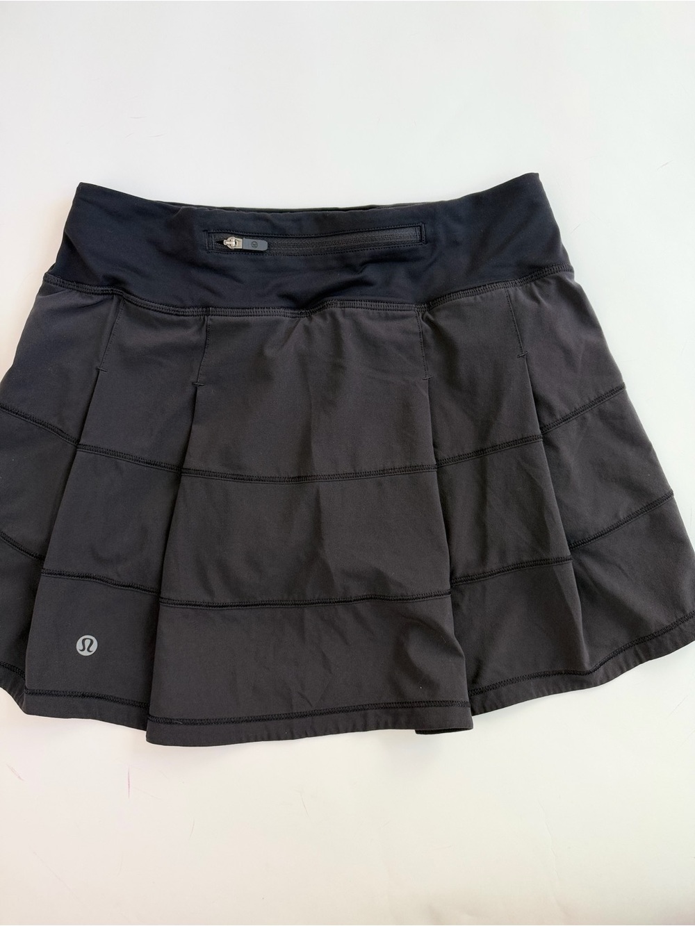 Lululemon Pace Rival Mid-Rise Skirt Tall Black Size 2